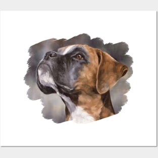 Boxer Painting Posters and Art